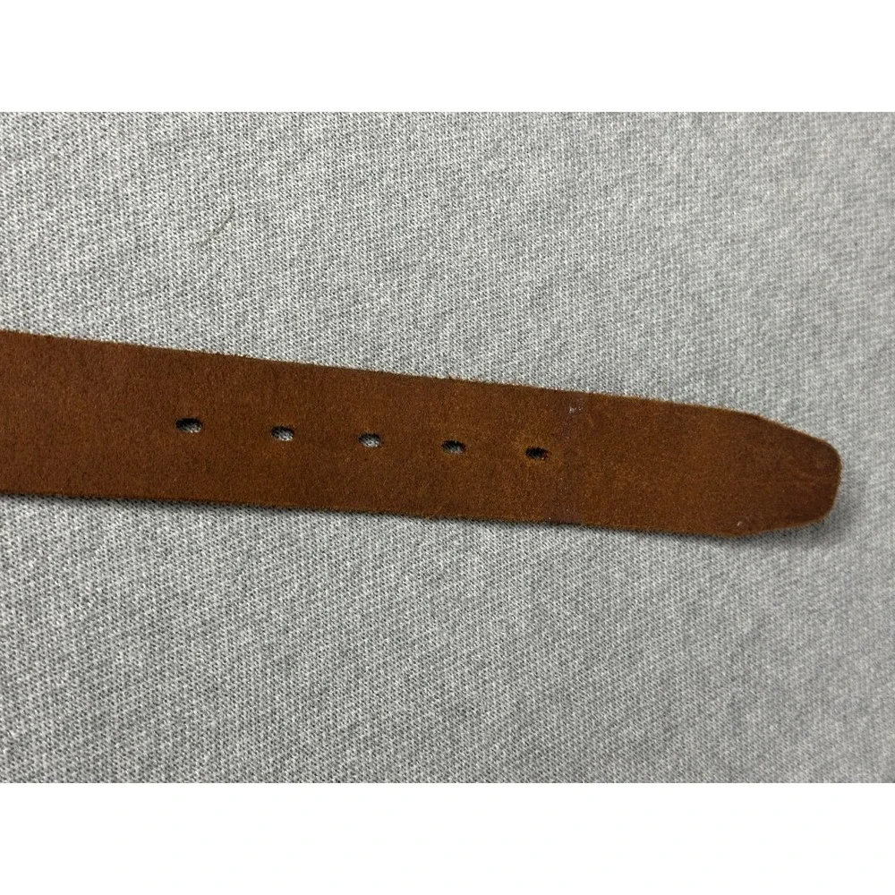 New Timberland Leather Belt Men's 34W Brown